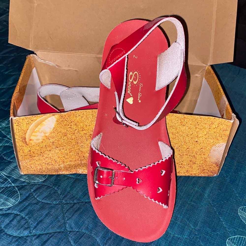 Stylish Red Kids Sandals